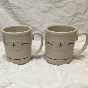 LONGABERGER POTTERY Mugs Sturdy HIGH Quality